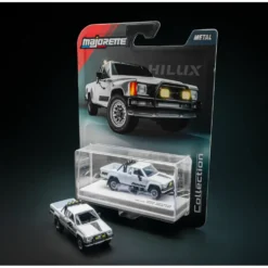 1985 Toyota Hilux SR5 Pick Up - Vit - Collection Series - Majorette - 1:64