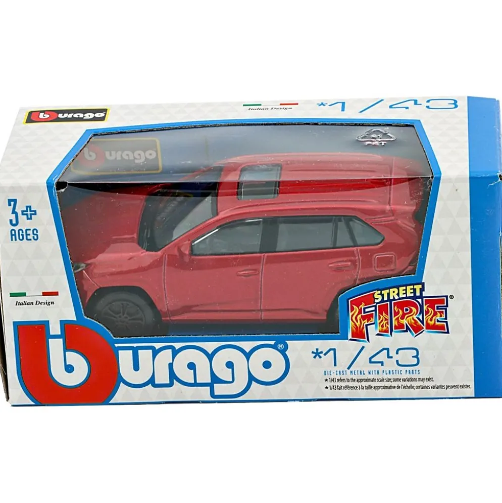 Toyota RAV4 Hybrid - 2022 - Röd - Bburago - 11 cm