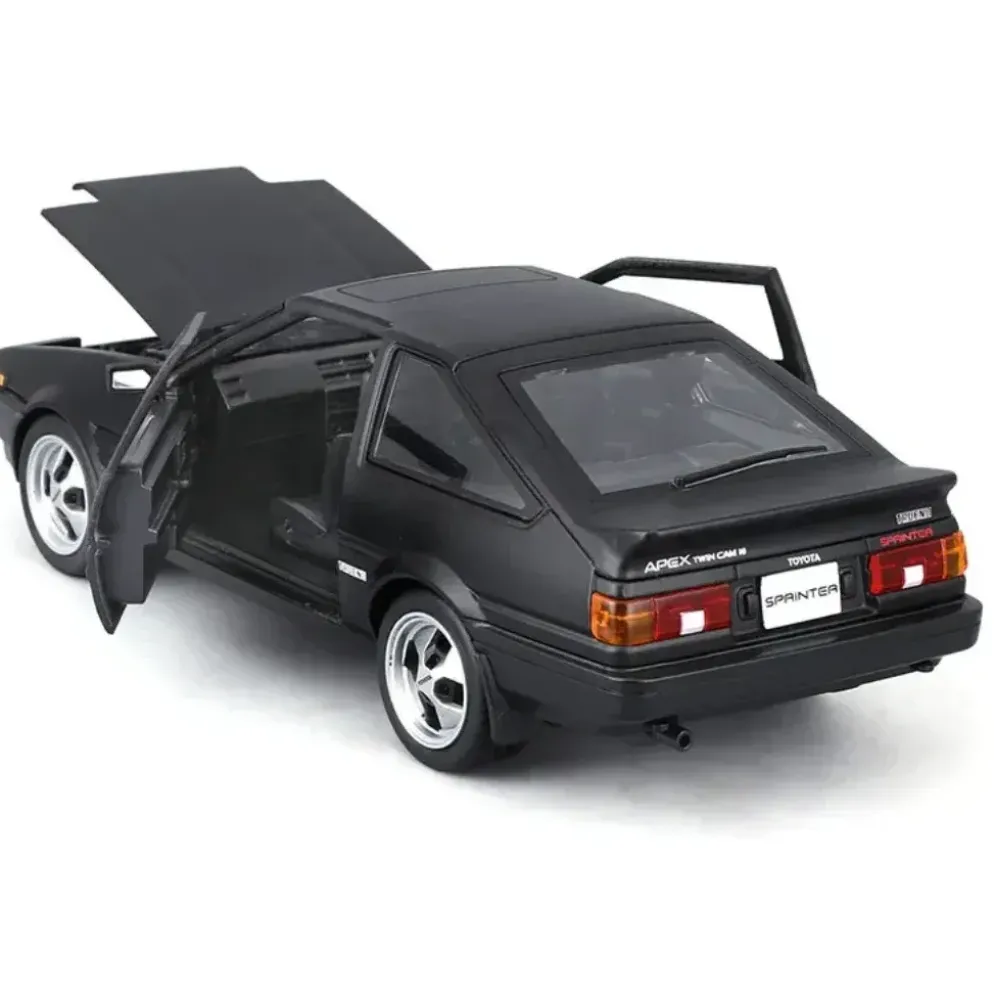 Toyota Sprinter Trueno AE86 - Svart - Maisto - 1:24