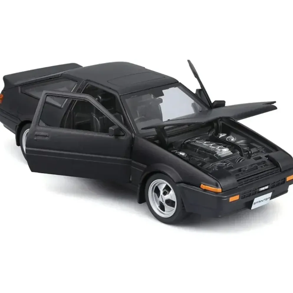 Toyota Sprinter Trueno AE86 - Svart - Maisto - 1:24
