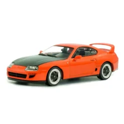 Toyota Supra MKIV 2JZ (A80) - 2001 - Orange / Svart - Solido - 1:43