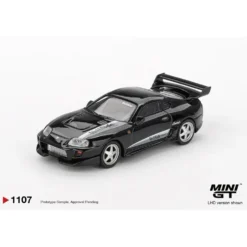 Toyota Supra VeilSide Combat V-II Black - Svart - 1107 - Mini GT - 1:64