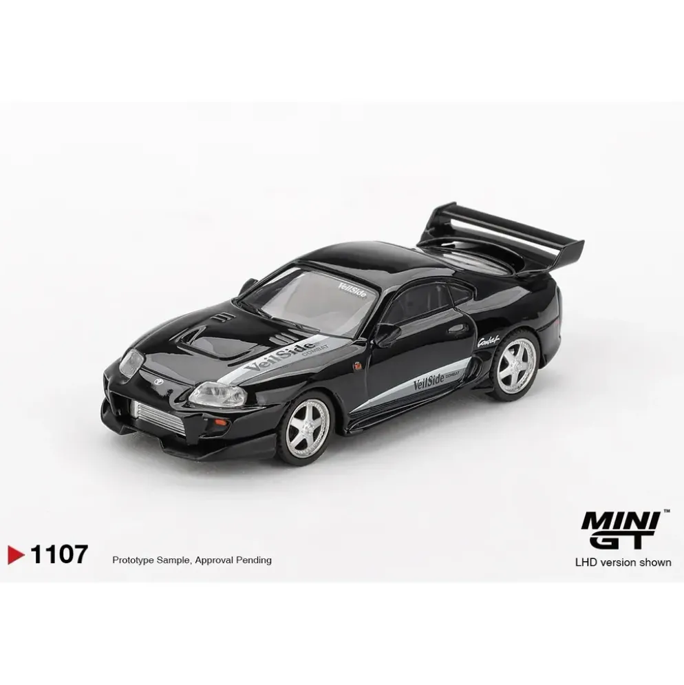 Toyota Supra VeilSide Combat V-II Black - Svart - 1107 - Mini GT - 1:64