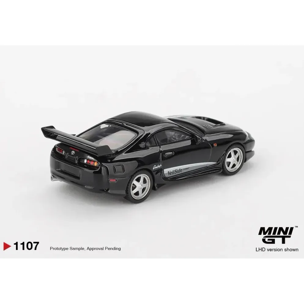 Toyota Supra VeilSide Combat V-II Black - Svart - 1107 - Mini GT - 1:64