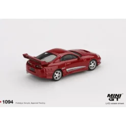 Toyota Supra VeilSide Combat V-I Red - Röd - RHD - 1094 - Mini GT - 1:64