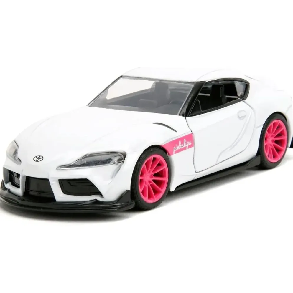 2020 Toyota Supra - Vit - Pink Slips - Jada Toys - 13 cm