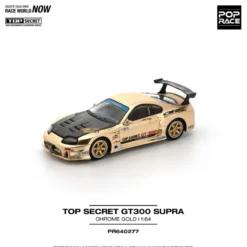Toyota Top Secret GT300 Supra - Chrome Gold - 277 - Pop Race - 1:64