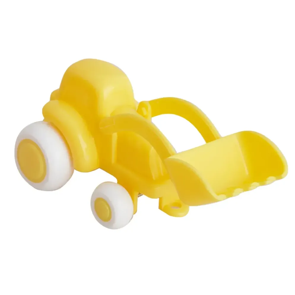Traktor - Gul - Miniknubbis - Ecoline - Viking Toys - 7 cm