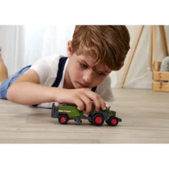 Traktor med balpress - Fendt Micro Farmer - Dickie Toys