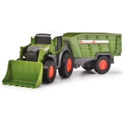 Traktor med fodervagn - Fendt Micro Farmer - Dickie Toys