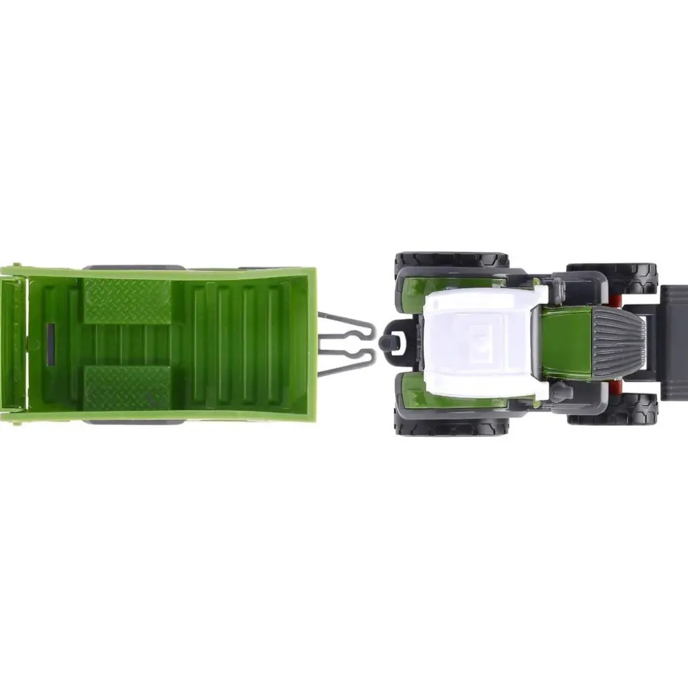 Traktor med fodervagn - Fendt Micro Farmer - Dickie Toys