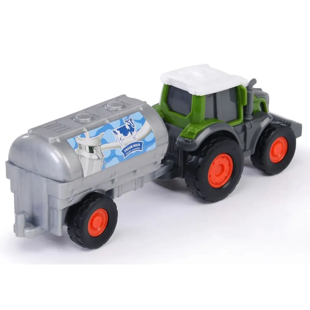 Traktor med mjölkvagn - Fendt Micro Farmer - Dickie Toys