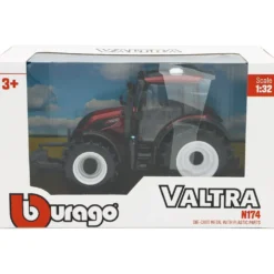 Traktor - Valtra N174 - Bburago - 14 cm