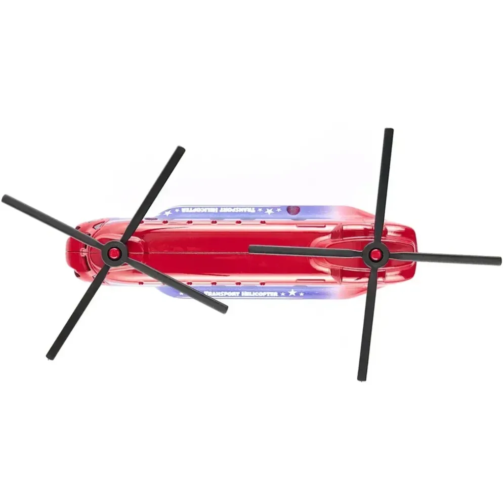 Transporthelikopter - Röd - 1689 - Siku - 12 cm