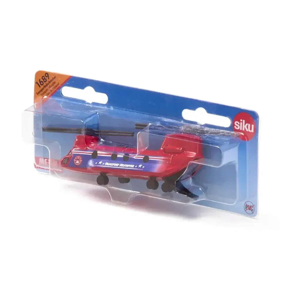 Transporthelikopter - Röd - 1689 - Siku - 12 cm