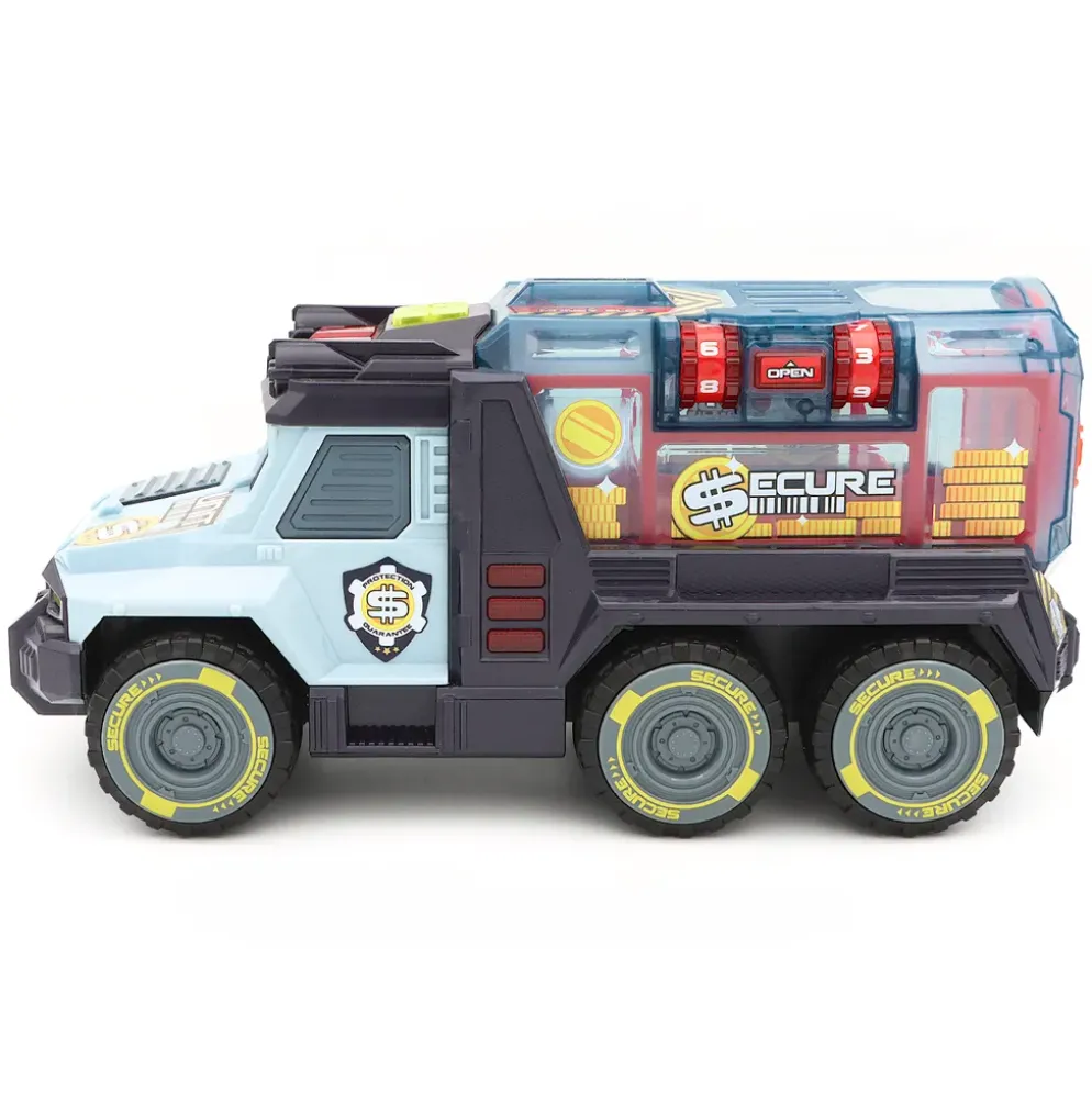 Transport - Ljud och Ljus - Money Truck - Dickie Toys - 34 cm