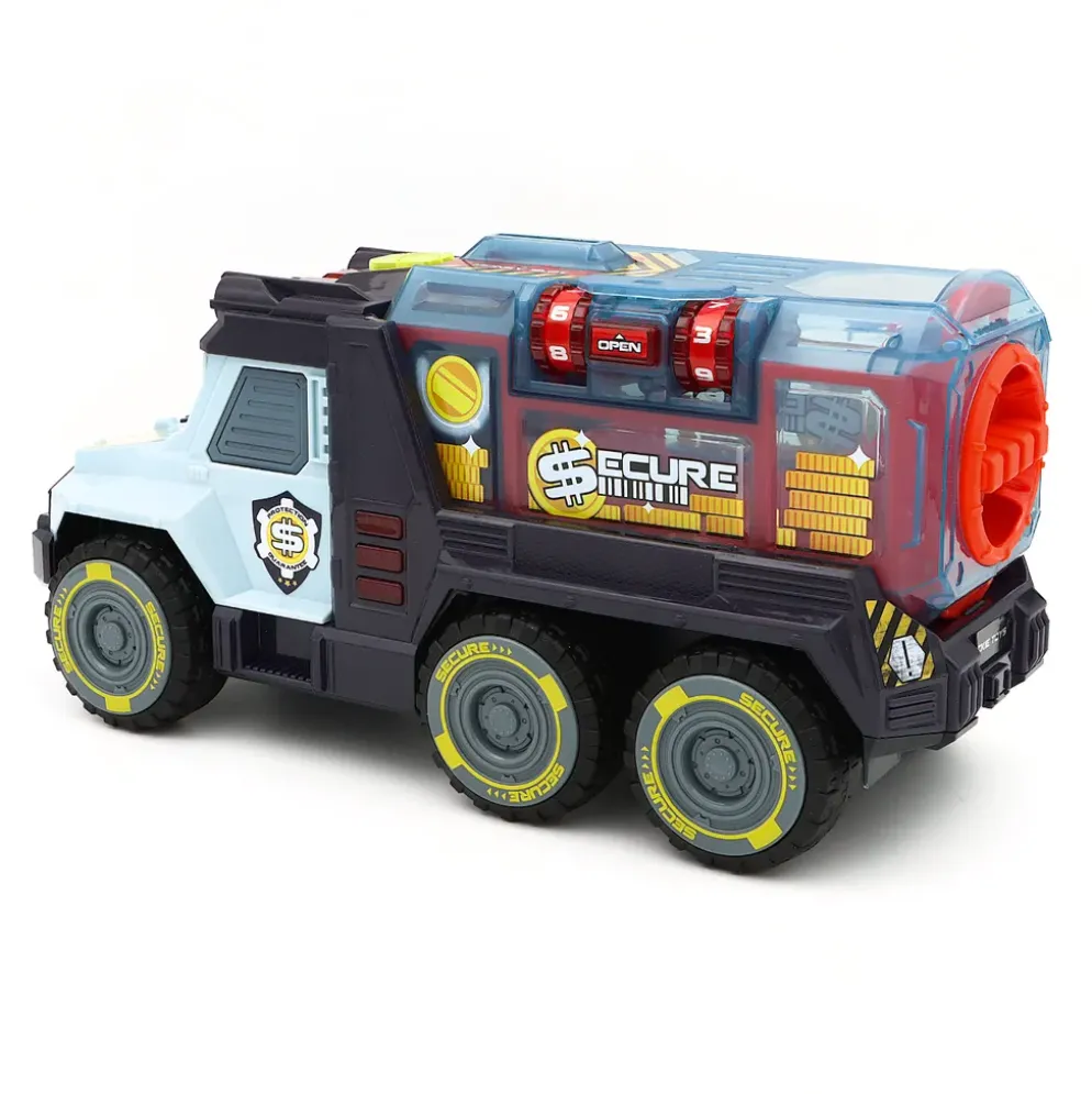Transport - Ljud och Ljus - Money Truck - Dickie Toys - 34 cm
