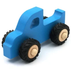 Träbil Pickup Henry - Blå