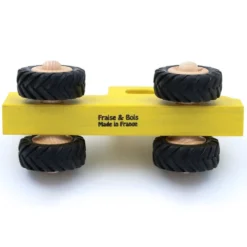 Träbil Pickup Henry - Gul