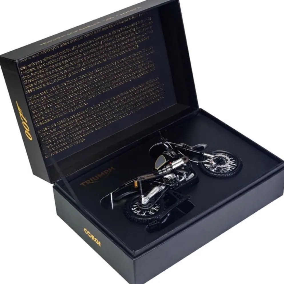 Triumph Scrambler 1200 - James Bond - Corgi - 1:12