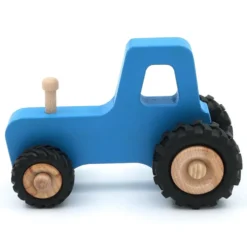 Trätraktor från Fraise et Bois - Blå