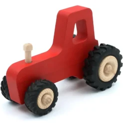 Trätraktor från Fraise et Bois - Röd