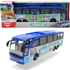 Turistbuss - Touring Bus - City Travel - Blå - Dickie Toys