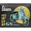 Vespa - GS 150 cc - Plåtskylt - 40x30 cm