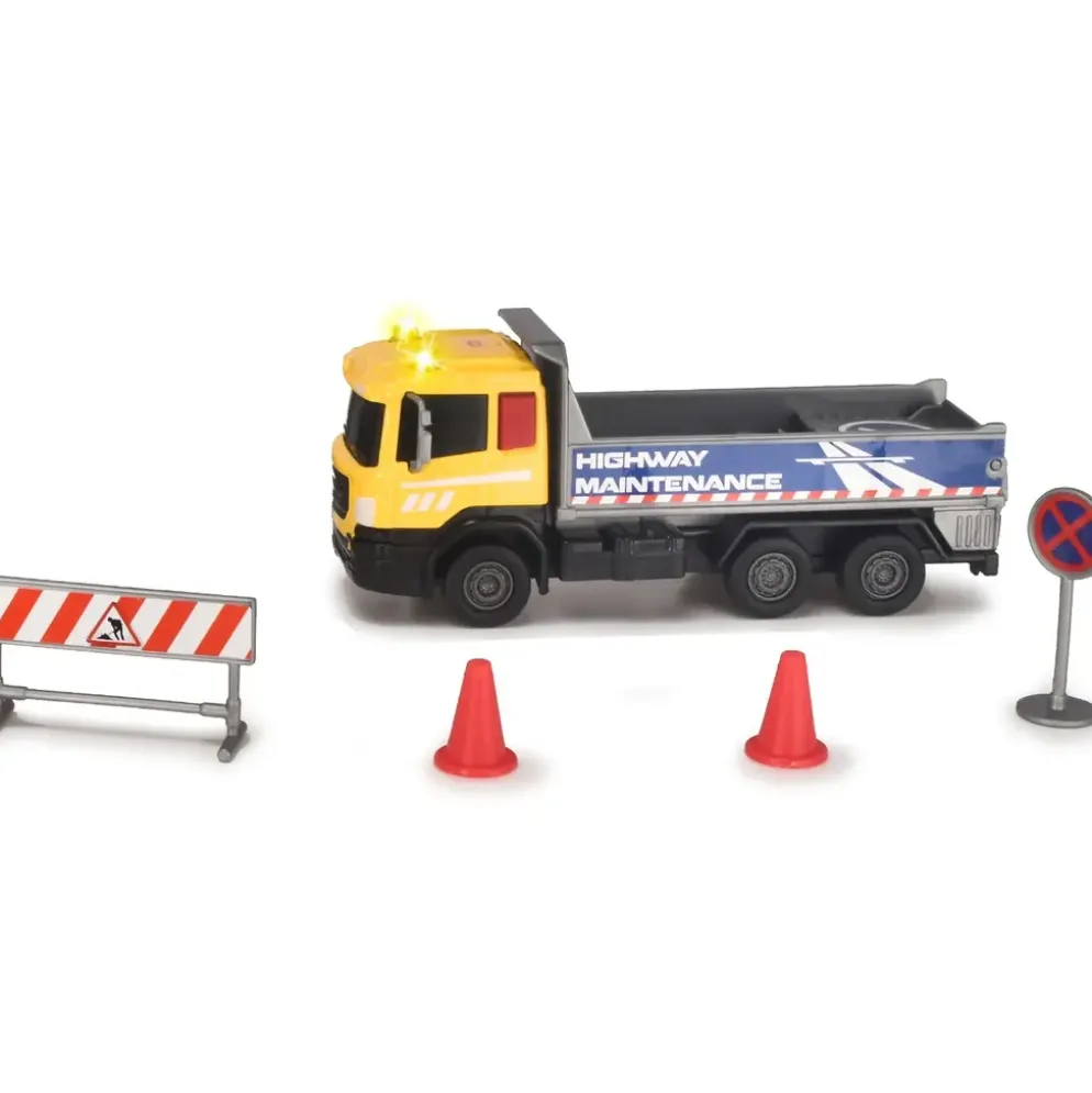 Vägunderhållningsfordon - Ljud & Ljus - Dickie Toys - 16 cm