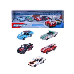 Vintage Racing - 5-pack med racingbilar - Giftpack - Majorette