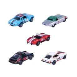 Vintage Racing - 5-pack med racingbilar - Giftpack - Majorette
