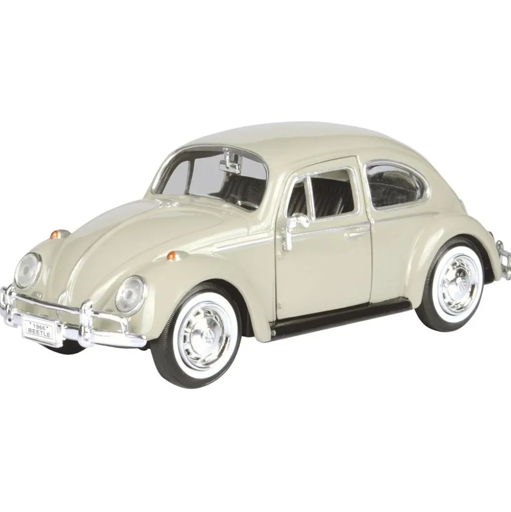 1966 Volkswagen Beetle - Beige - Motormax - 1:24