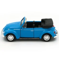 Volkswagen Beetle Convertible - Blå - Welly - 11 cm