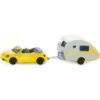 Volkswagen Beetle med Husvagn - 1629 - Siku - 16 cm