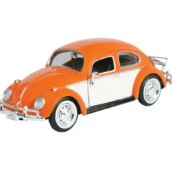 Volkswagen Beetle med Lasthållare - Orange - Motormax - 1:24
