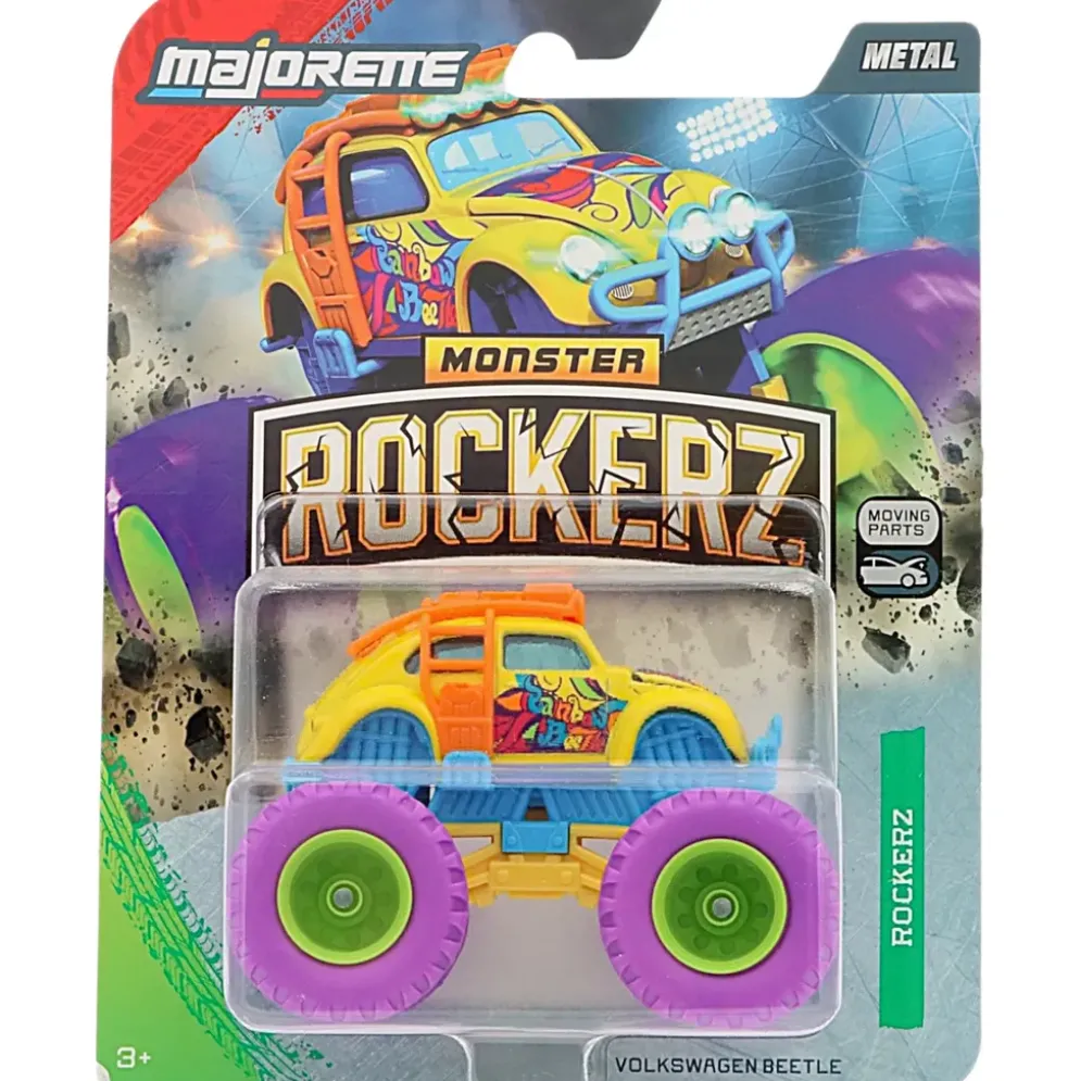 Volkswagen Beetle - Monster Rockerz - Majorette - 7,5 cm