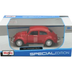 Volkswagen Beetle - Röd - Maisto - 1:24