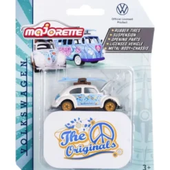 Volkswagen Beetle - Vit - The Originals - Deluxe - Majorette