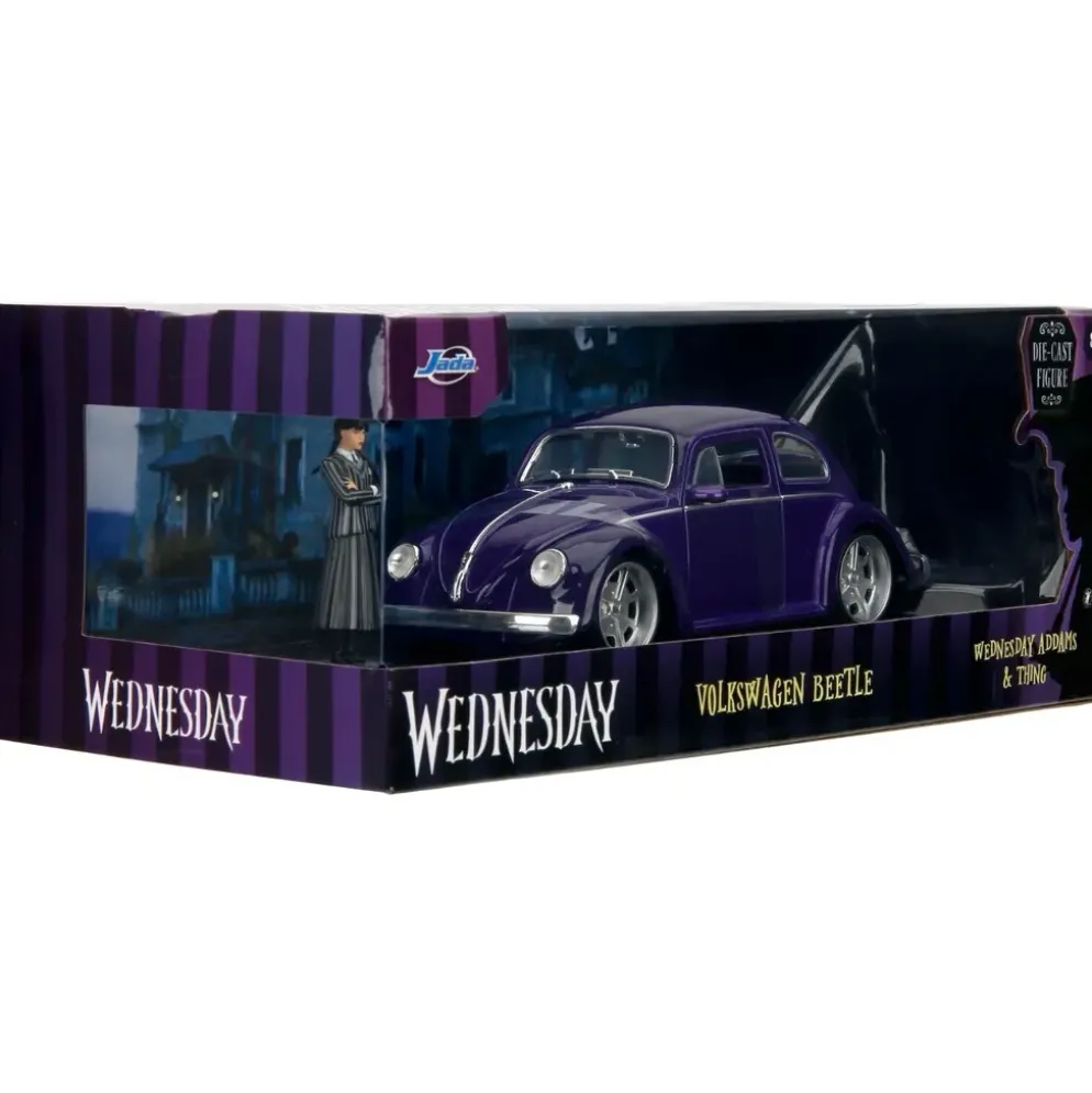 Volkswagen Beetle - Wednesday Addams & Thing - Jada - 1:24