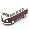 1962 Volkswagen Classical Bus - Kinsmart - 1:32 - Vinröd