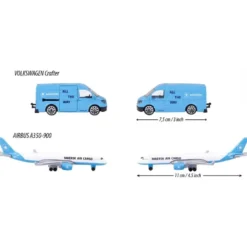 Volkswagen Crafter + MAERSK Air Cargo - Logistic - Majorette