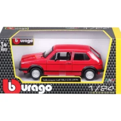 Volkswagen Golf Mk1 GTI - 1979 - Röd - Bburago - 1:24