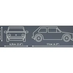 Volkswagen Golf - Röd - 24613 - COBI - 1:35