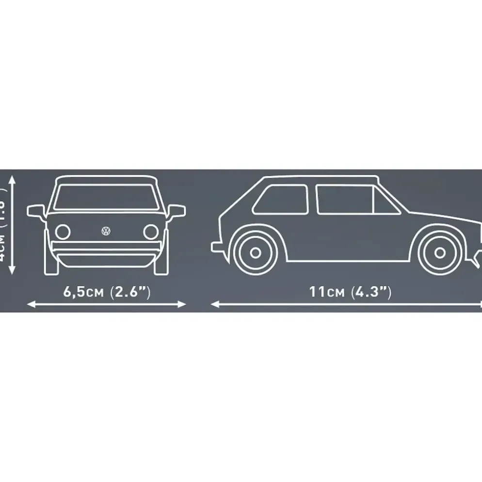 Volkswagen Golf - Röd - 24613 - COBI - 1:35