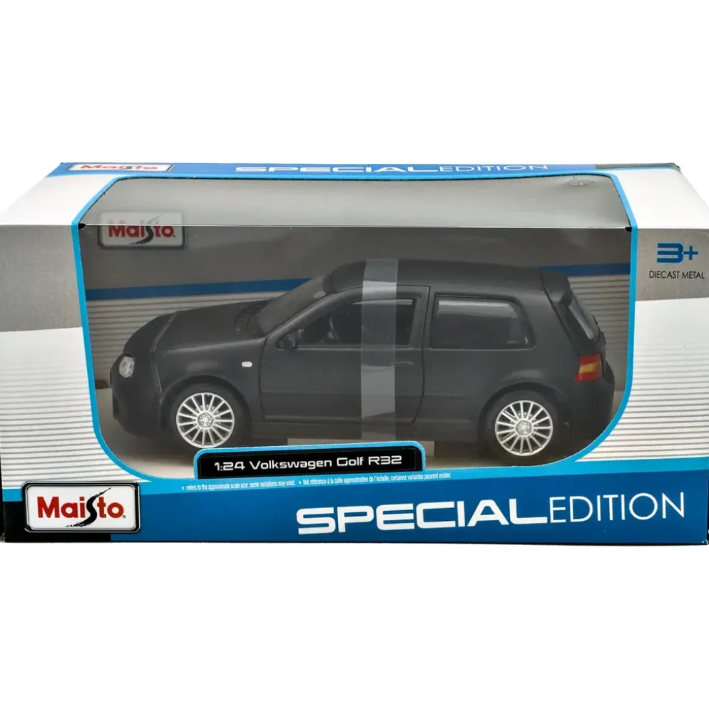 Volkswagen Golf R32 (Mk4) - Mattsvart - Maisto - 1:24
