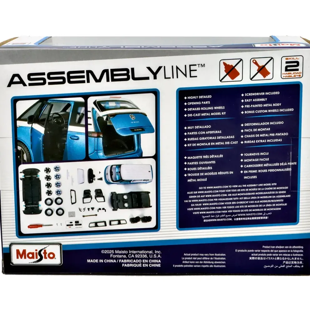 2023 Volkswagen ID. Buzz - Byggsats - Assembly Line - Maisto - 1:24