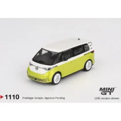 Volkswagen ID.Buzz Candy White/ Pomelo Yellow - Vit - 1110 - Mini GT - 1:64
