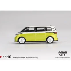 Volkswagen ID.Buzz Candy White/ Pomelo Yellow - Vit - 1110 - Mini GT - 1:64