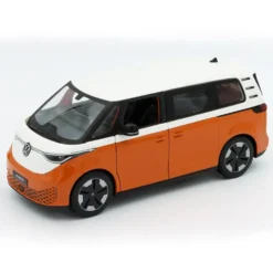 Volkswagen ID. Buzz - 2023 - Orange och Vit - Maisto - 1:24