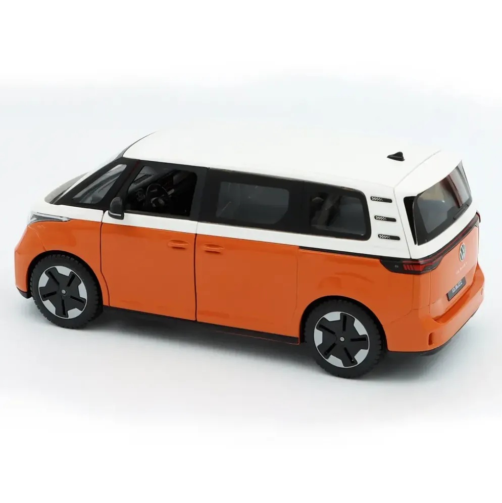 Volkswagen ID. Buzz - 2023 - Orange och Vit - Maisto - 1:24